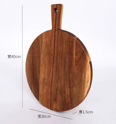 wood acacia board pizza platter wood acacia board pizza platter